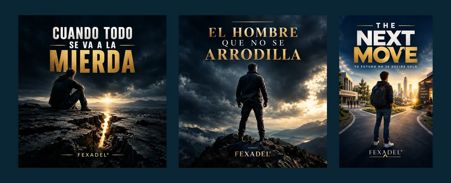 Portadas de los libros de FEXADEL