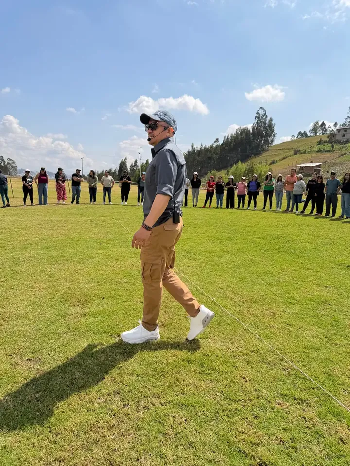 Fernando Delgado en una jornada de team building